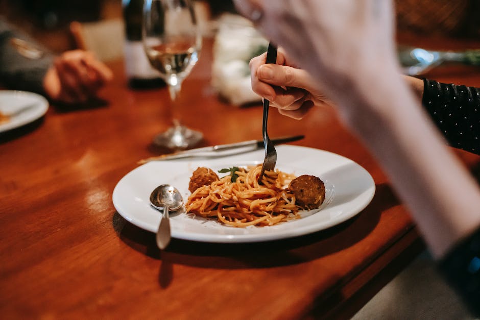 Gramm Ungekochte Spaghetti pro Person